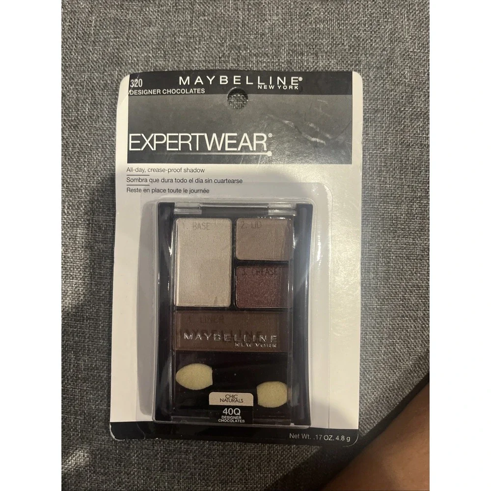 NEW MAYBELLINE Expertwear Eye Shadow 320  40 QColors Chic Naturals Chocolates